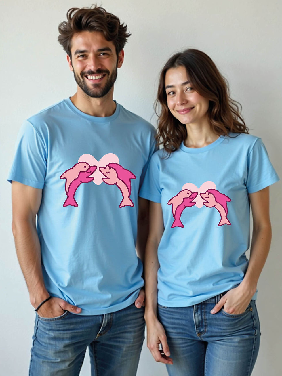 Thumbnail: Stylish Cartoon Couple Matching Tee Lovers Edition – Fast Delivery