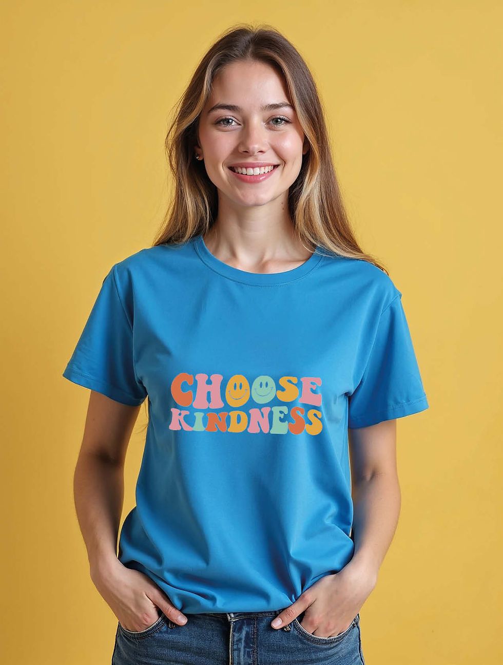 Thumbnail: choose kindness Modern Women’s Printed Graphic Streetwear T-Shirt – Best Price