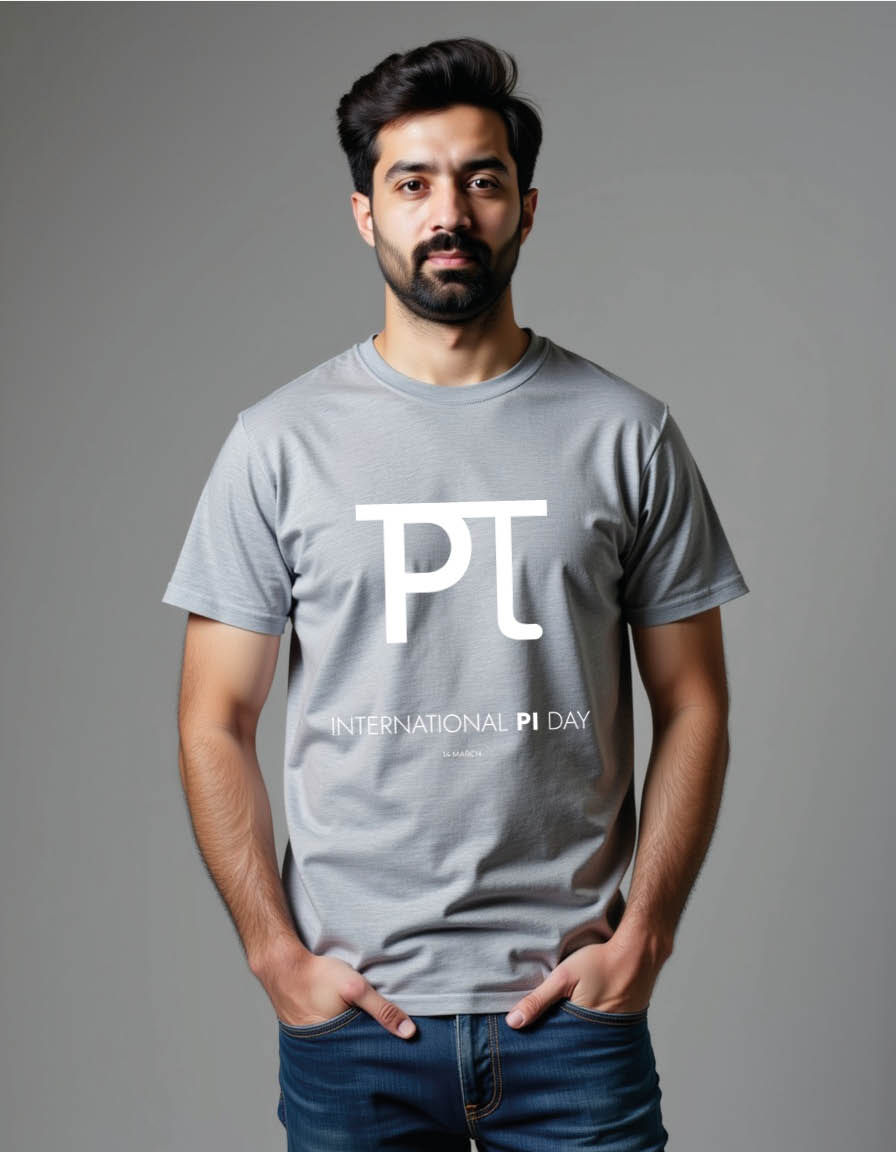 Thumbnail: International Pi Day Unisex printed graphic t shirt