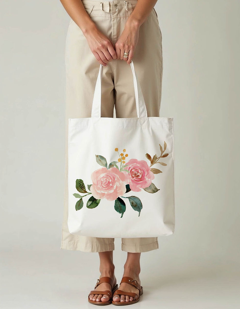 Nature Inspired Tote Printed Bag – Modern Artistic Design Best Price