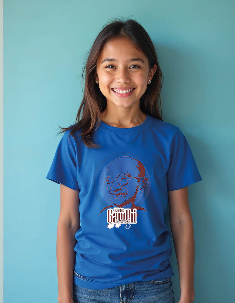 Thumbnail: Mahatma gandhi jayanti Unisex printed graphic t shirt
