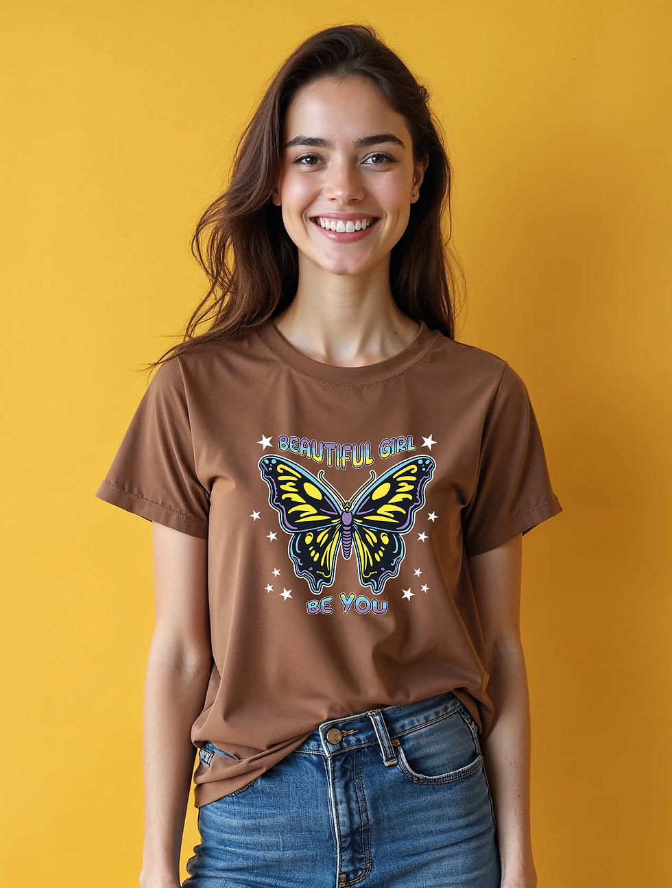 Thumbnail: beatiful girl be you Cool Women’s Printed Graphic Streetwear T-Shirt