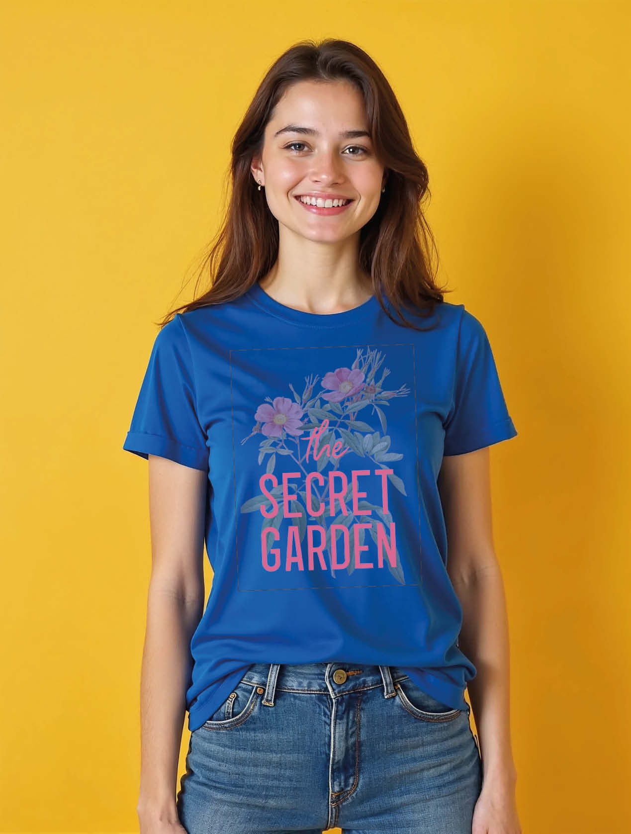 secreat garden Chic Women’s Printed Graphic Streetwear T-Shirt – Discount Offer