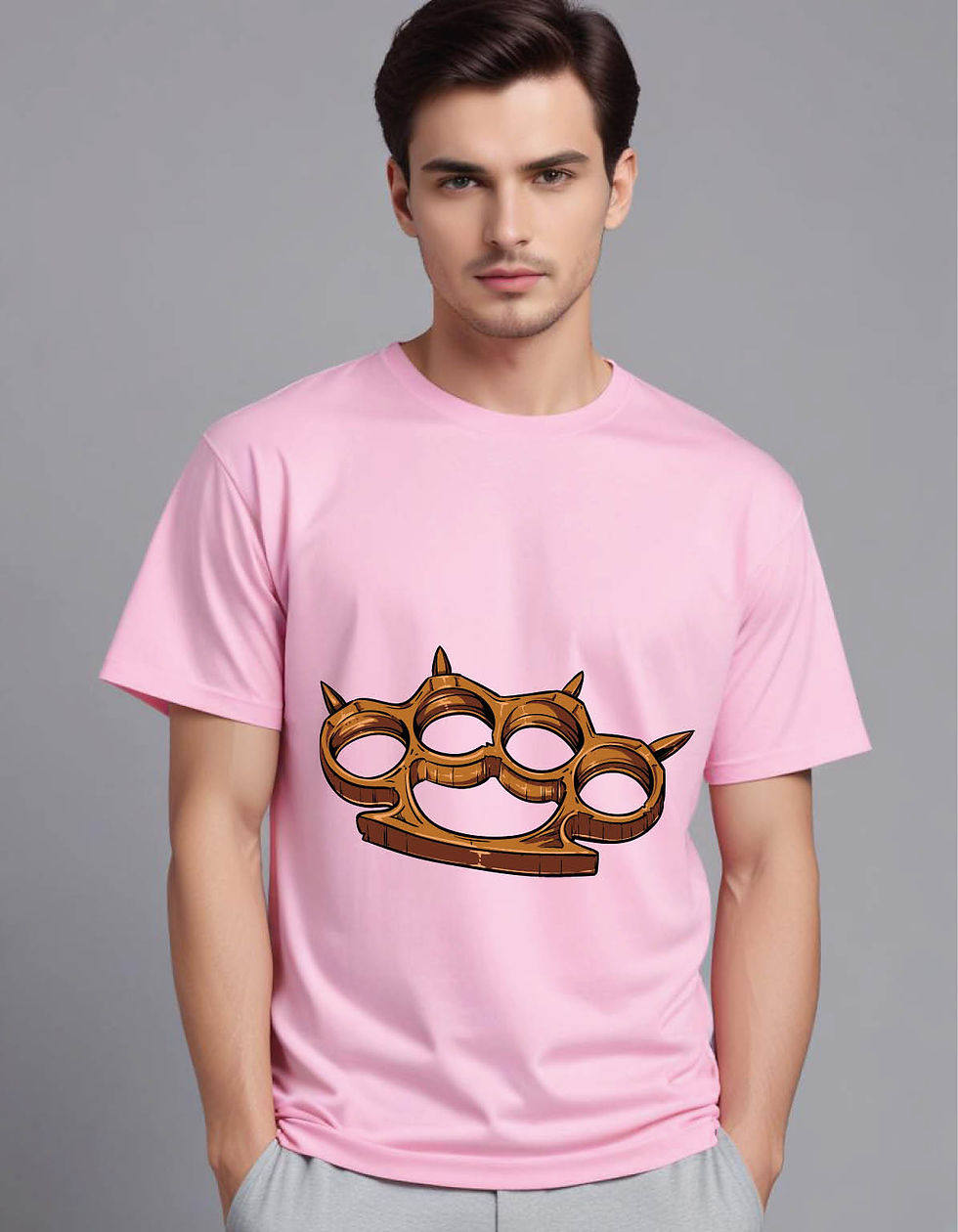 Thumbnail: fight gear mens printed graphic t shirt