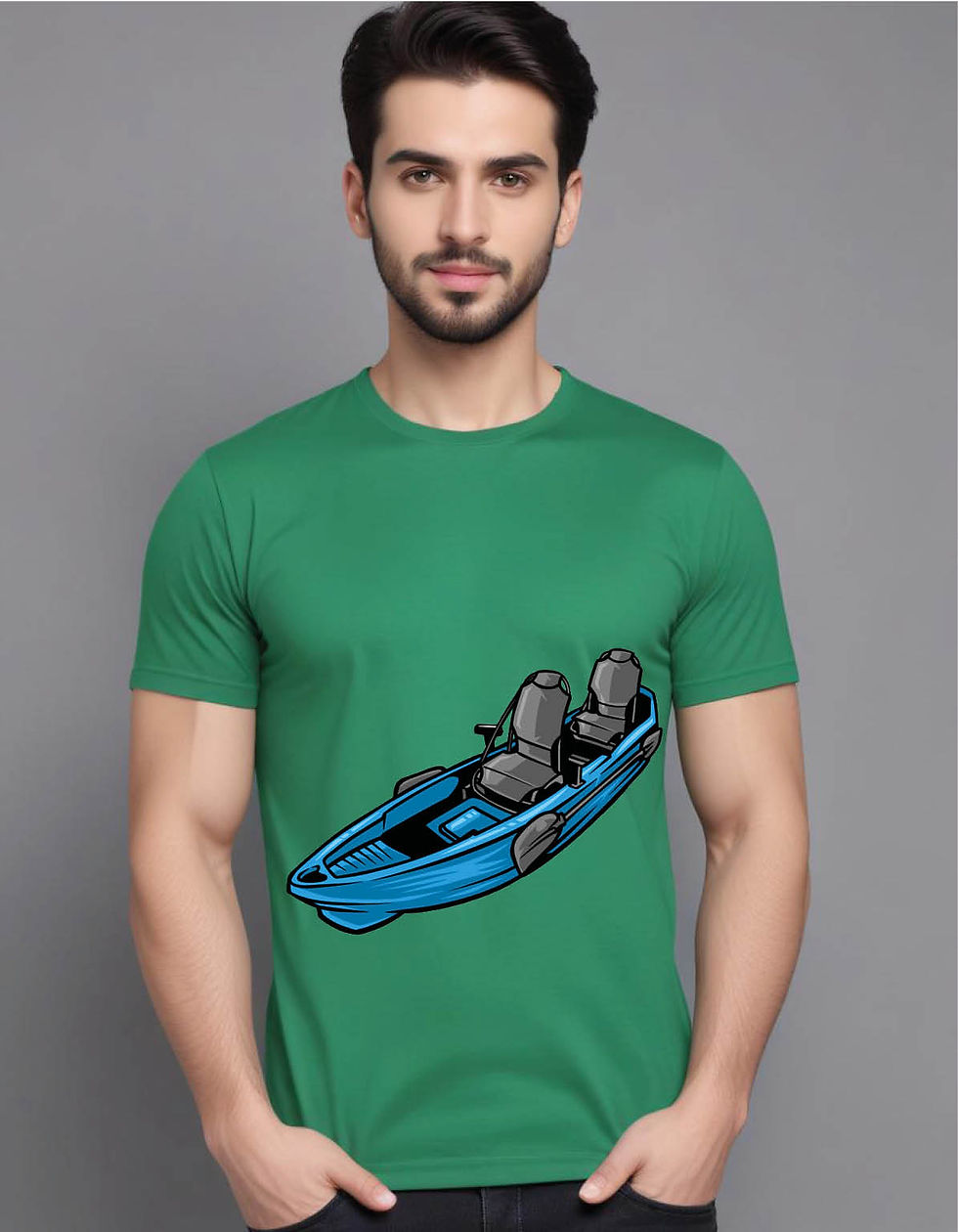Thumbnail: fishing equipment mens printed graphic t shirt