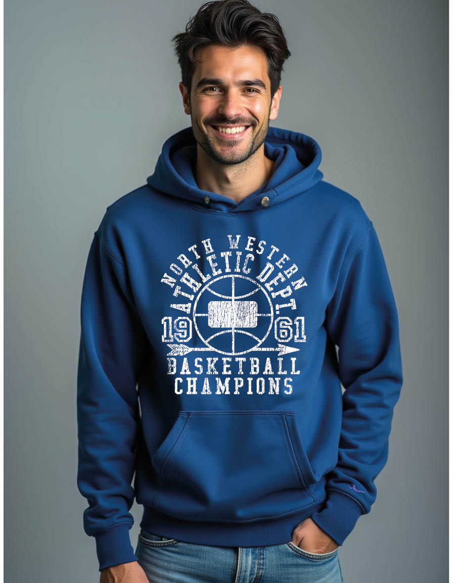 Thumbnail: basketball champions Fashion Streetwear Hoodie for Men – Warm winter Outfit | Ne