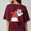 Thumbnail: Balloon-Holding Gnome Trendy Graphic Unisex Drop Shoulder Oversized T-Shirt