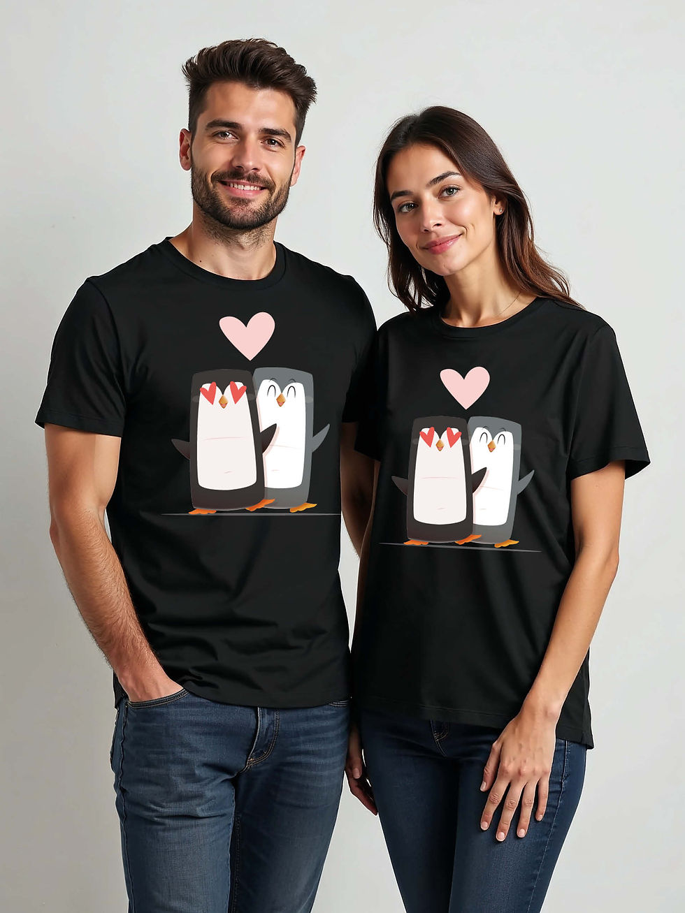 Anniversary Cartoon Couple Matching Tee Lovers Edition – Limited Stock