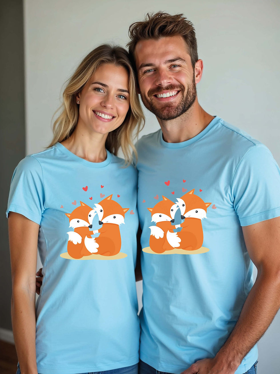 Thumbnail: Romantic Animal Couple Matching Tee Lovers Edition – Limited