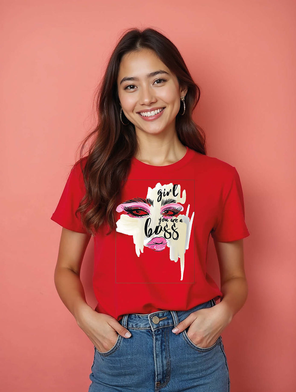 Thumbnail: girl you are a boss  Casual Women’s Printed Graphic T-Shirt – Hot Deal