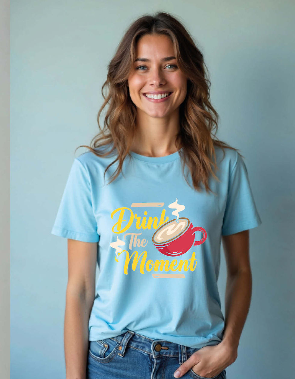 Drink This Moment Printed T-Shirt for All Age