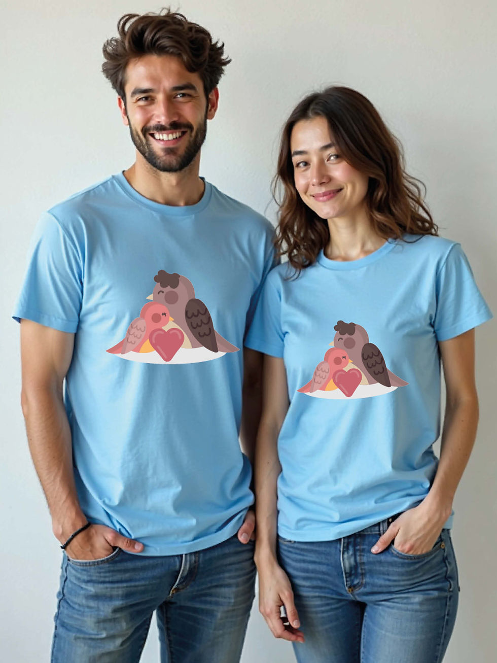 Thumbnail: Romantic Cartoon Couple T-Shirt Lovers Edition – Low Price Offer