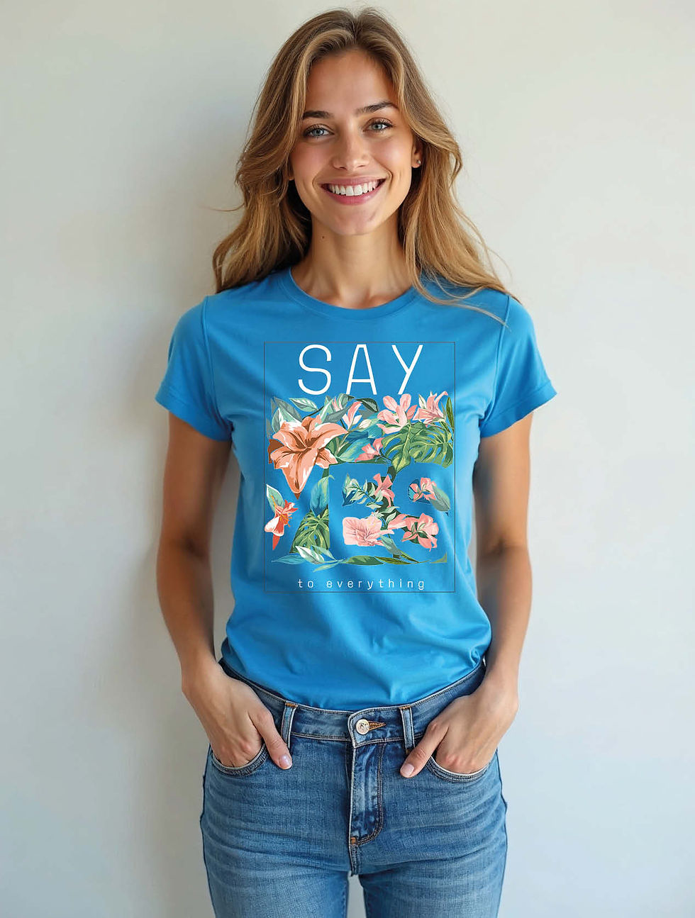 Thumbnail: say to everything Stylish Women’s Printed Graphic Streetwear T-Shirt – Buy Now
