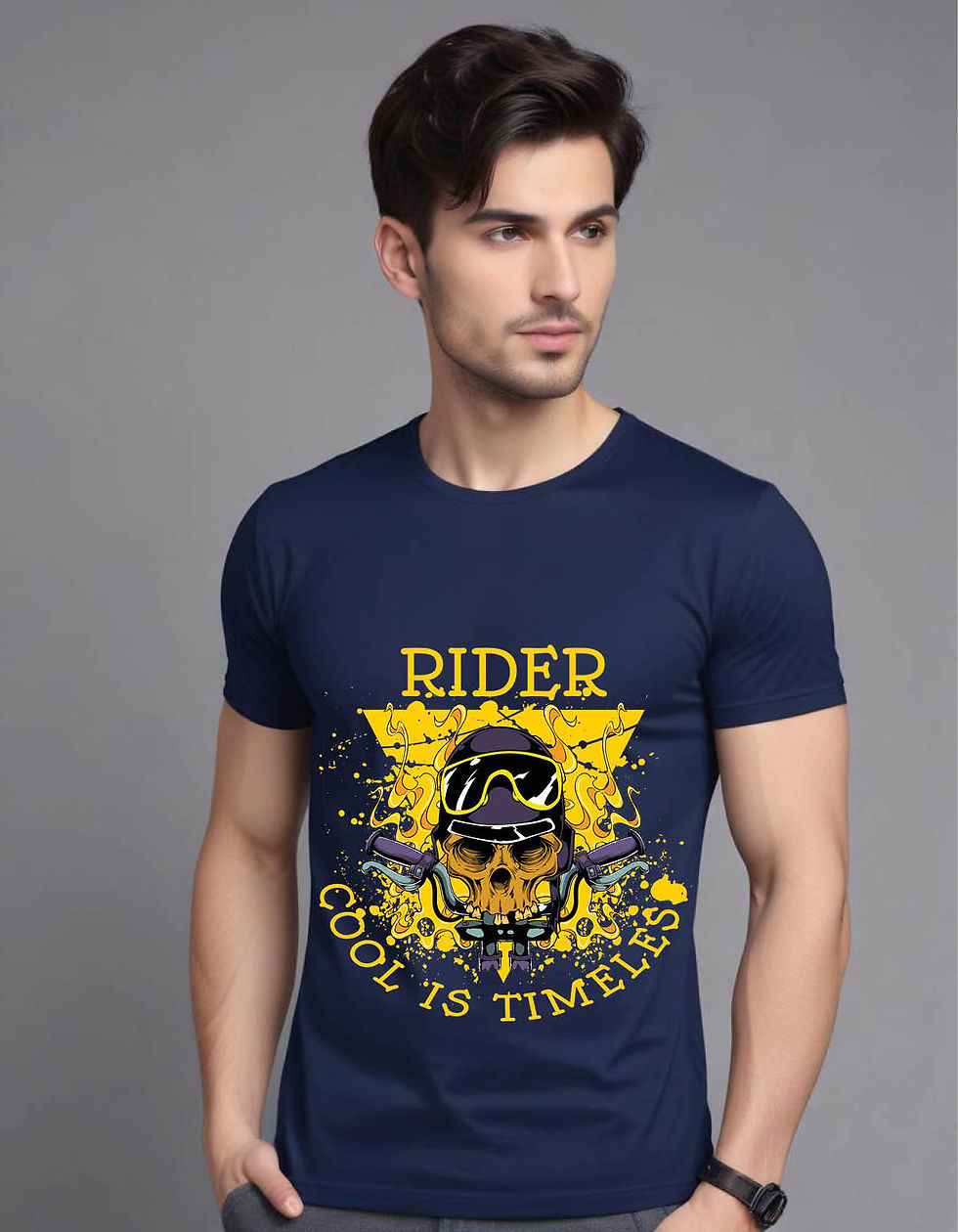 Thumbnail: cool rider mens printed graphic t shirt