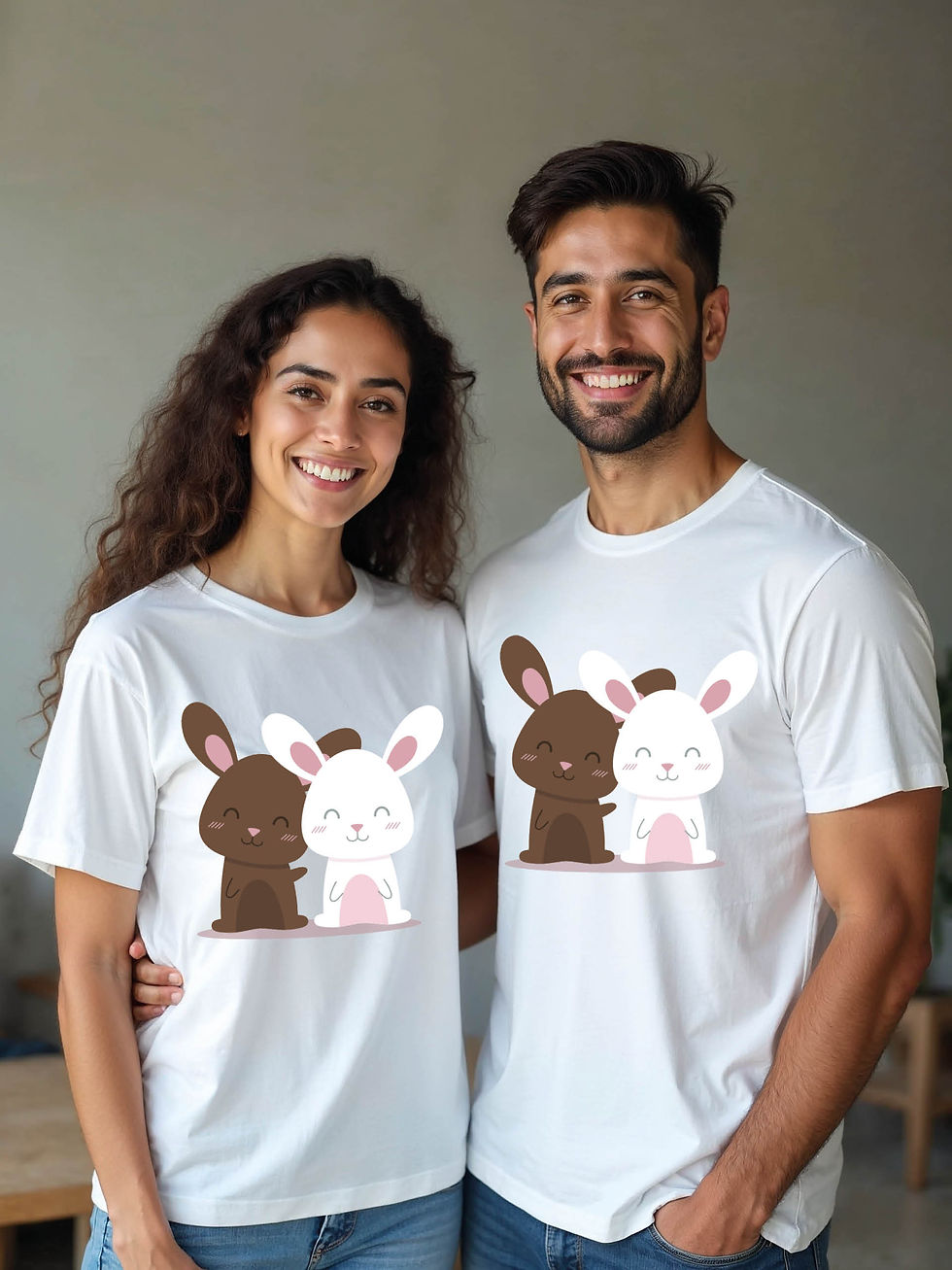 Thumbnail: Trendy Cartoon Couple T-Shirt Lovers Edition – Discount Offer