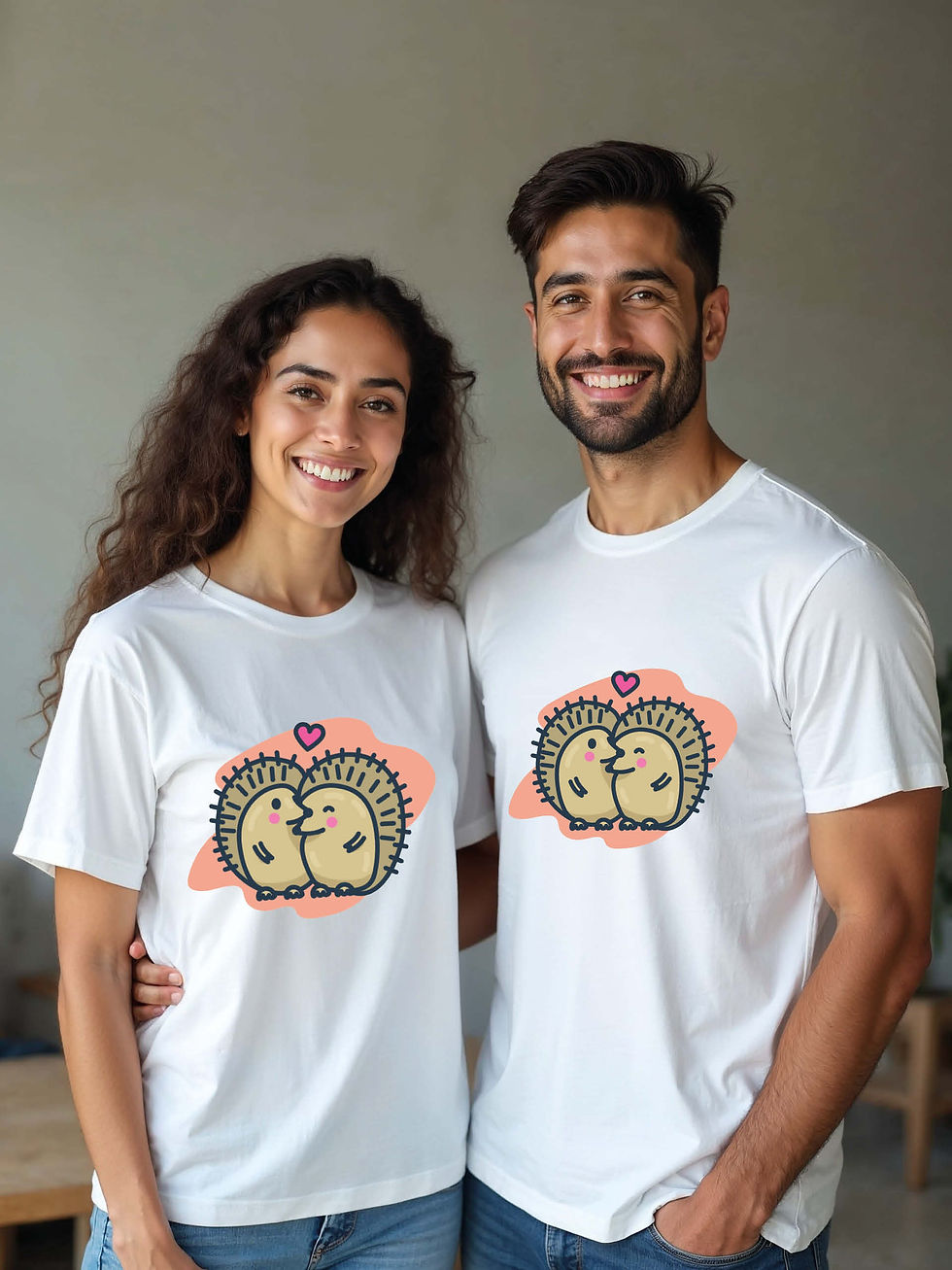 Thumbnail: Forever Love Animal Couple Matching Tee Lovers Edition – Sale