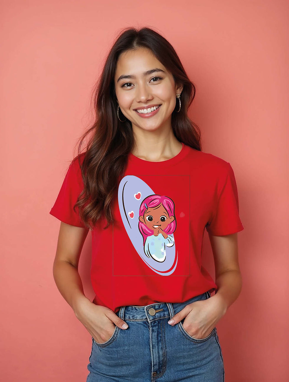 Thumbnail: Shy Heart Casual Women’s Printed Graphic Streetwear T-Shirt – Low Price Offer