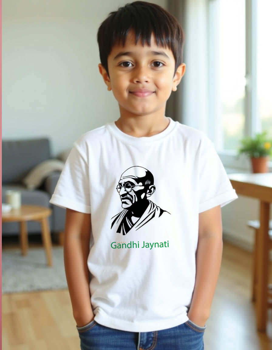 Gandhi jayanthi Unisex printed graphic t shirt