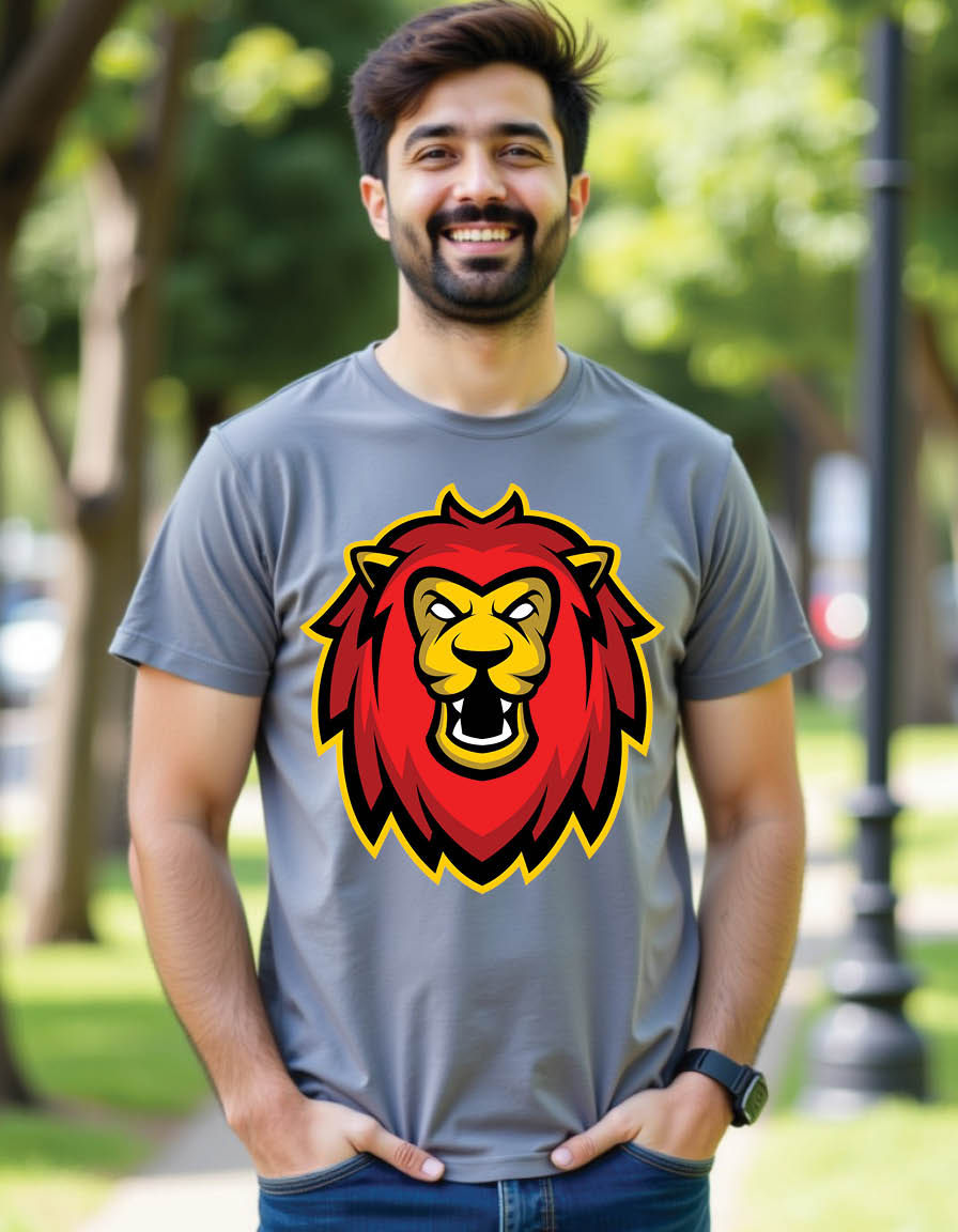Thumbnail: lion esport mens printed graphic t shirt