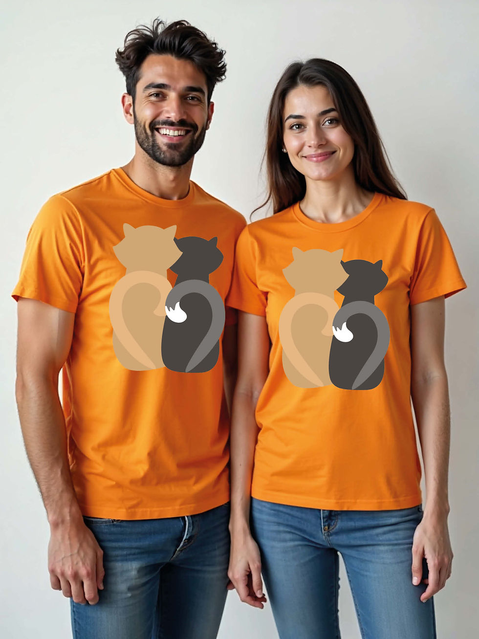 Valentine’s Cartoon Couple Matching Tee Lovers Edition – Limited Stock