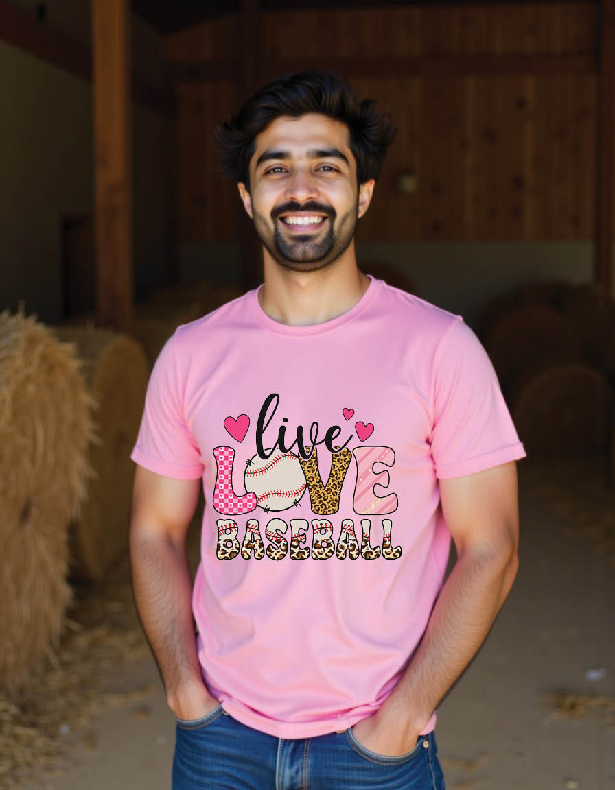 Thumbnail: baseball sublimation craft mens printed graphic t shirt