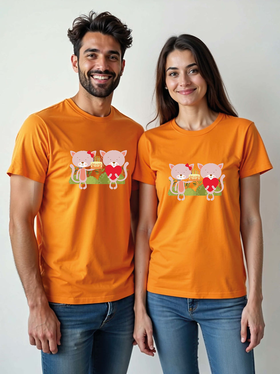 Forever Love Cartoon Couple T-Shirt Lovers Edition – Low Price Offer