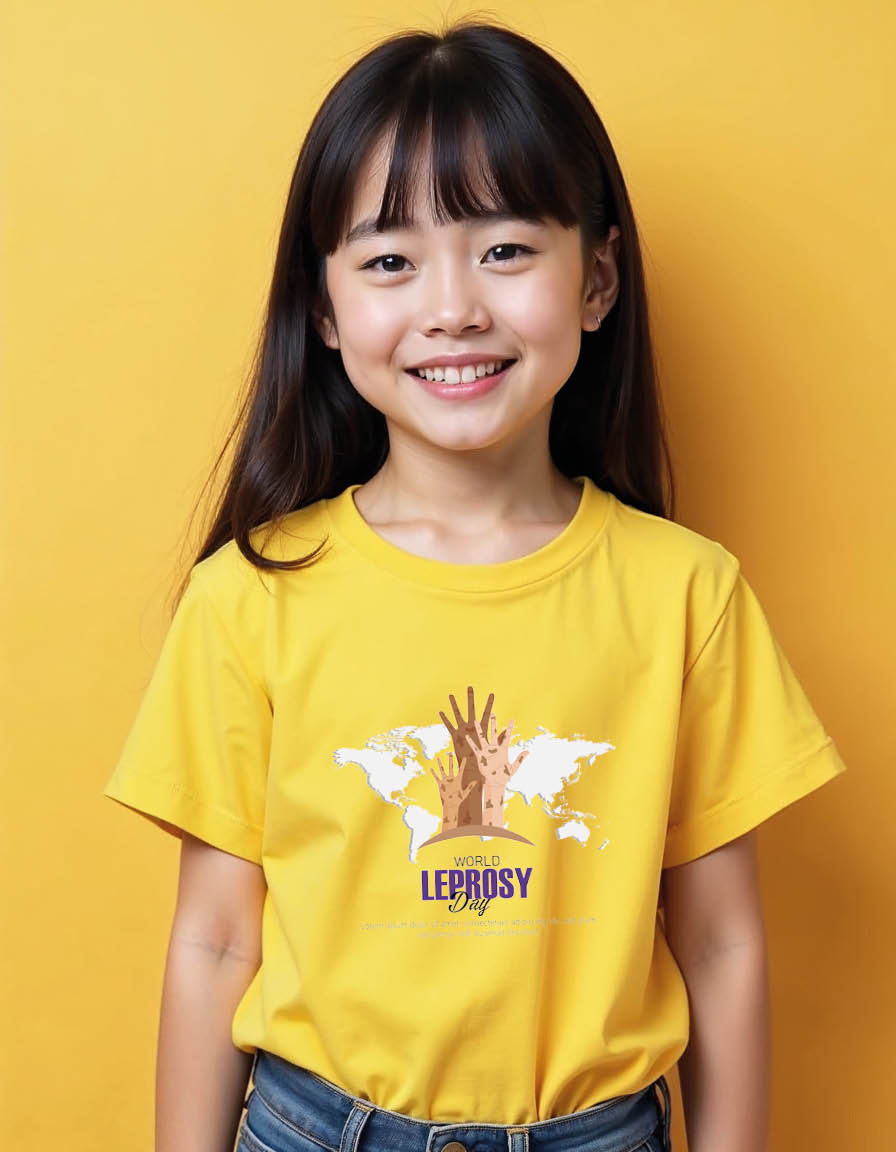 Thumbnail: World leprosy day Unisex printed graphic t shirt