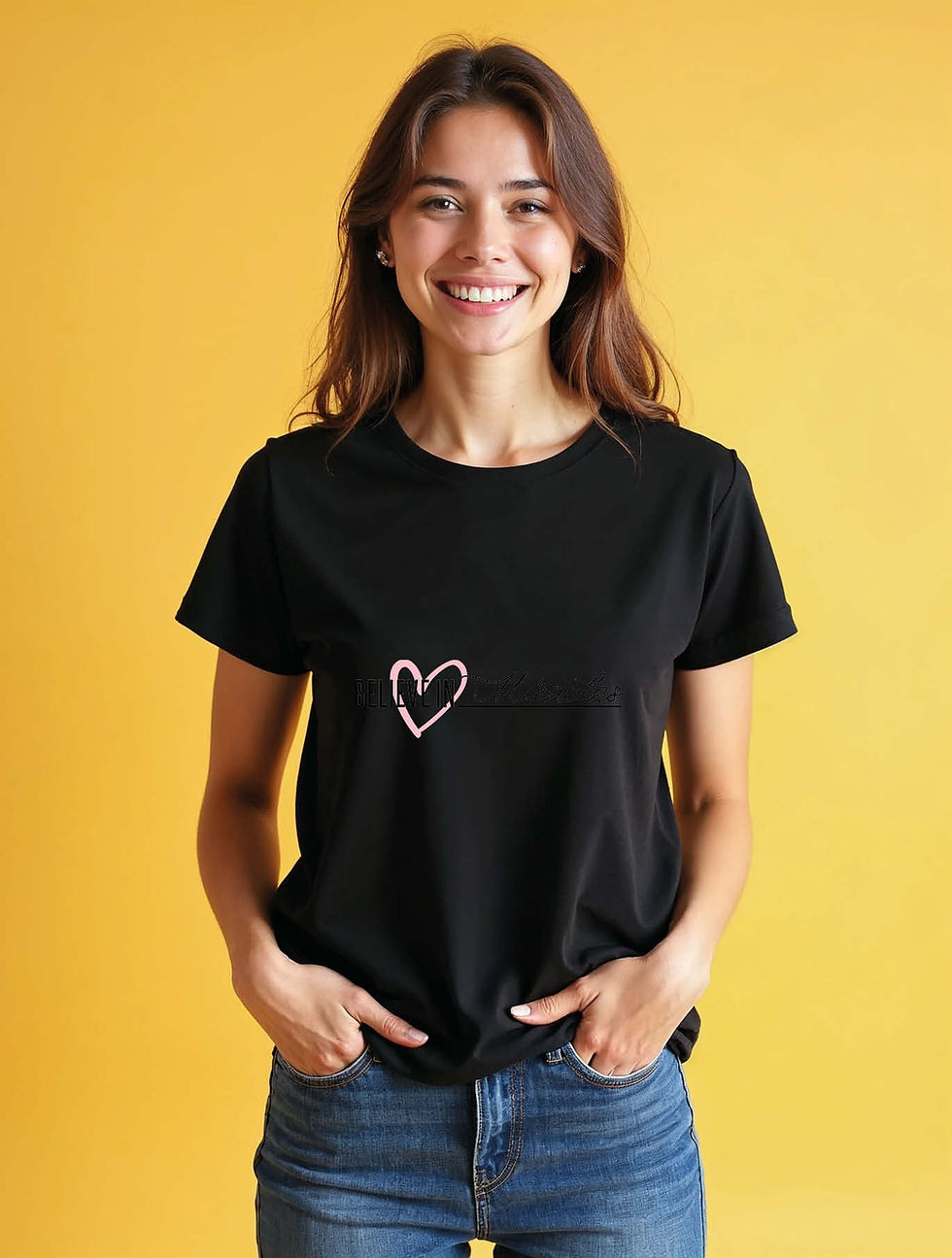 Thumbnail: believe in miracles Trendy Women’s printed graphic T-Shirt best price