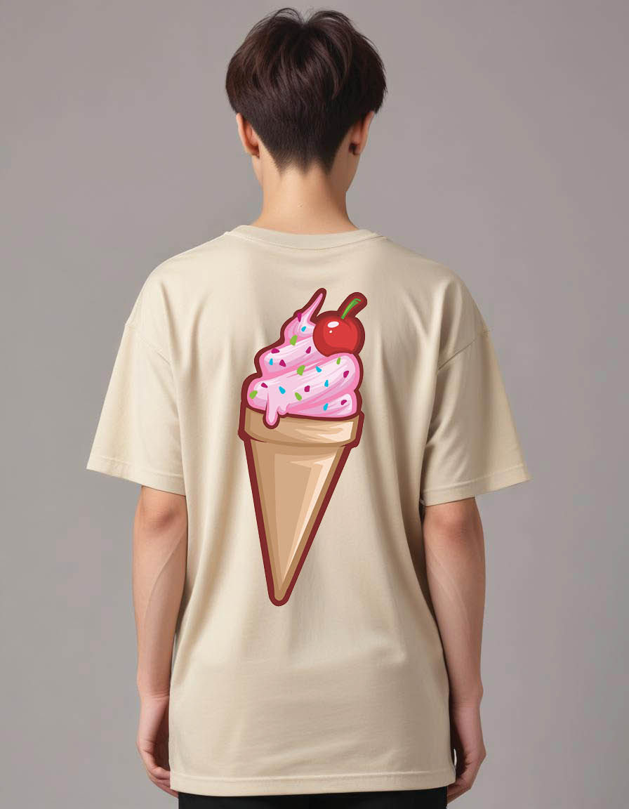 Thumbnail: ice cream mens Oversized Printed t shirt