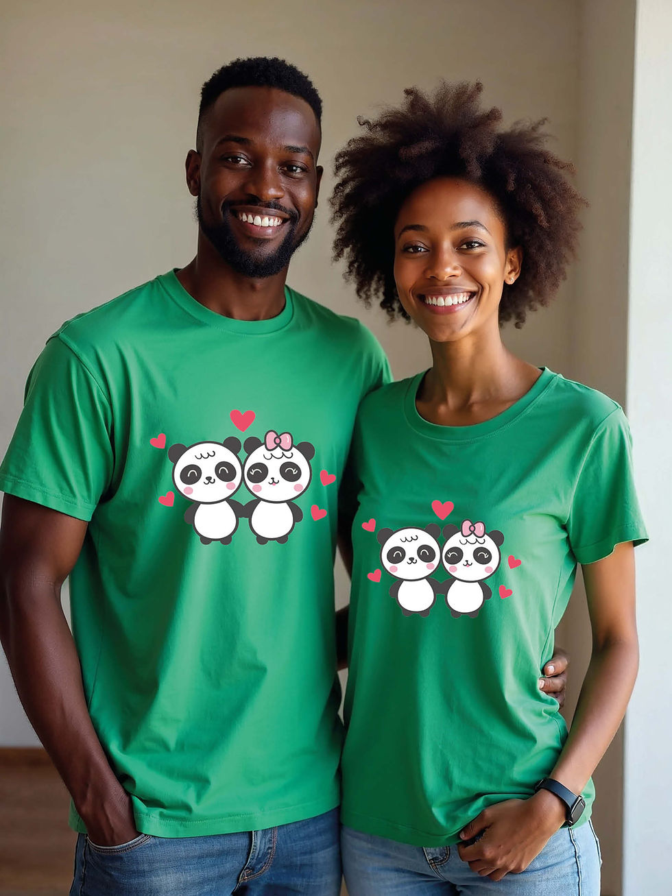 Thumbnail: Trendy Animal Couple T-Shirt Lovers Edition – Discount Offer
