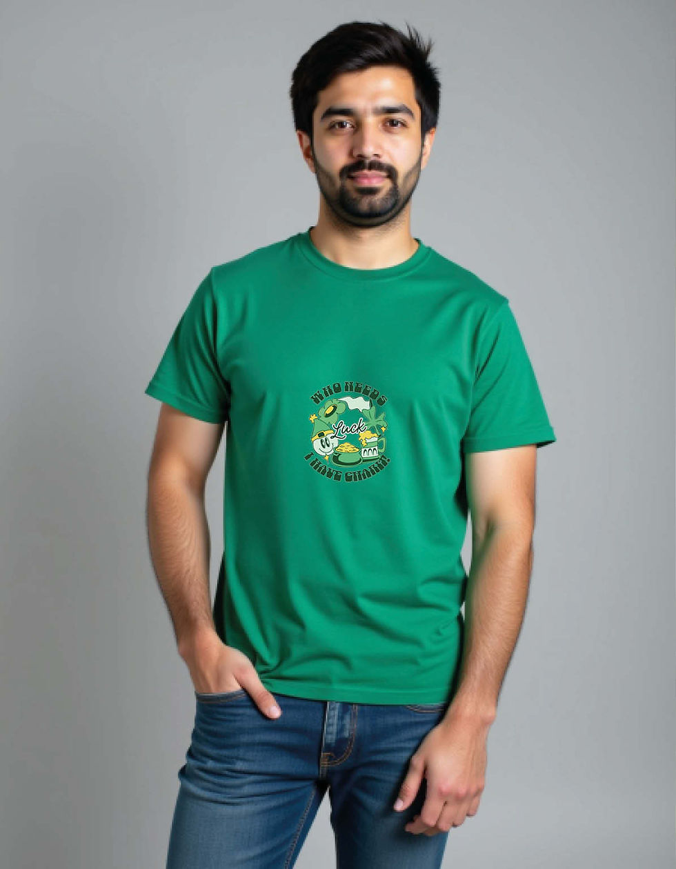 Thumbnail: Drink Coffiee Printed T-Shirt for All Age