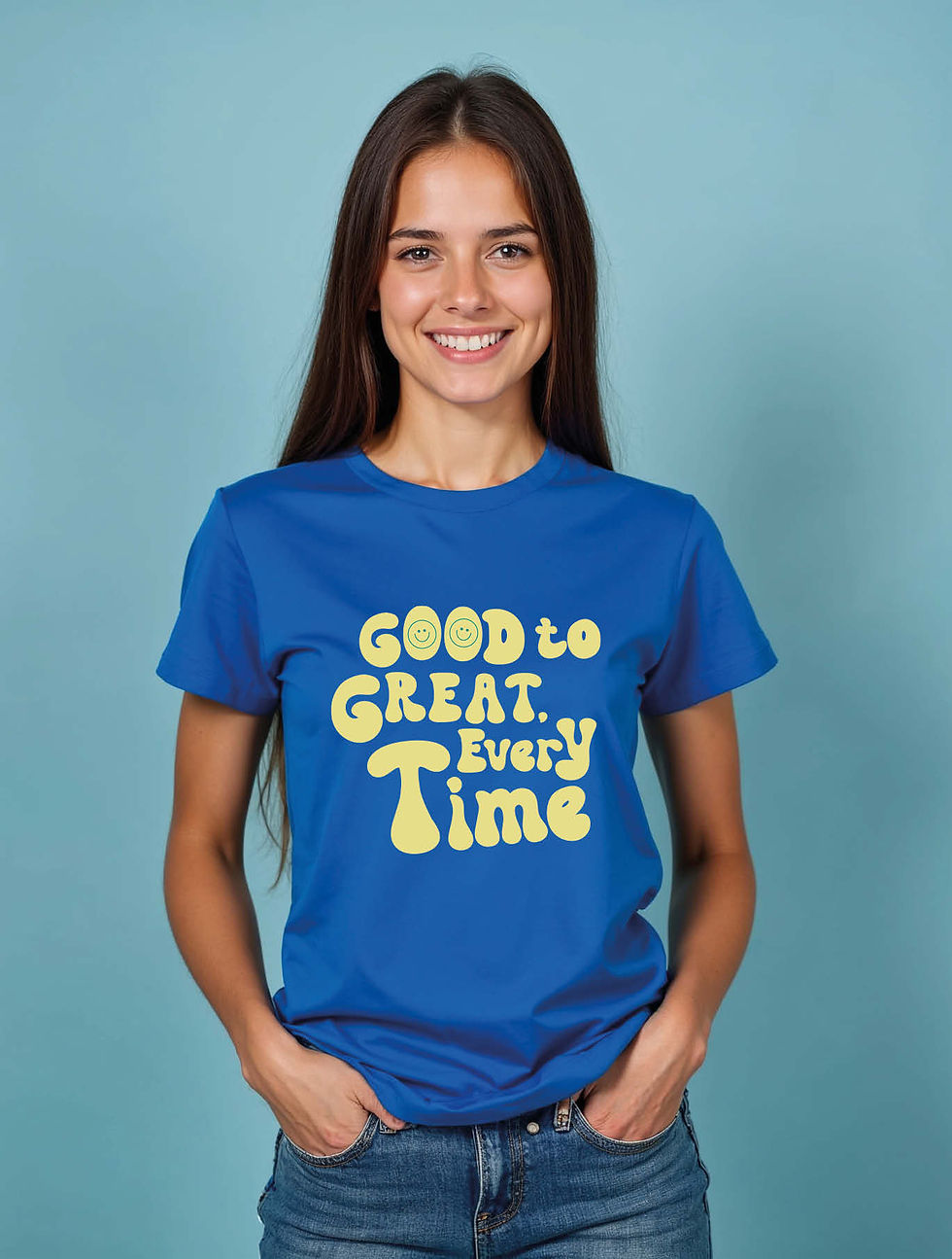 Thumbnail: good to graeat every time Cool Women’s Printed T-Shirt – Shop Now