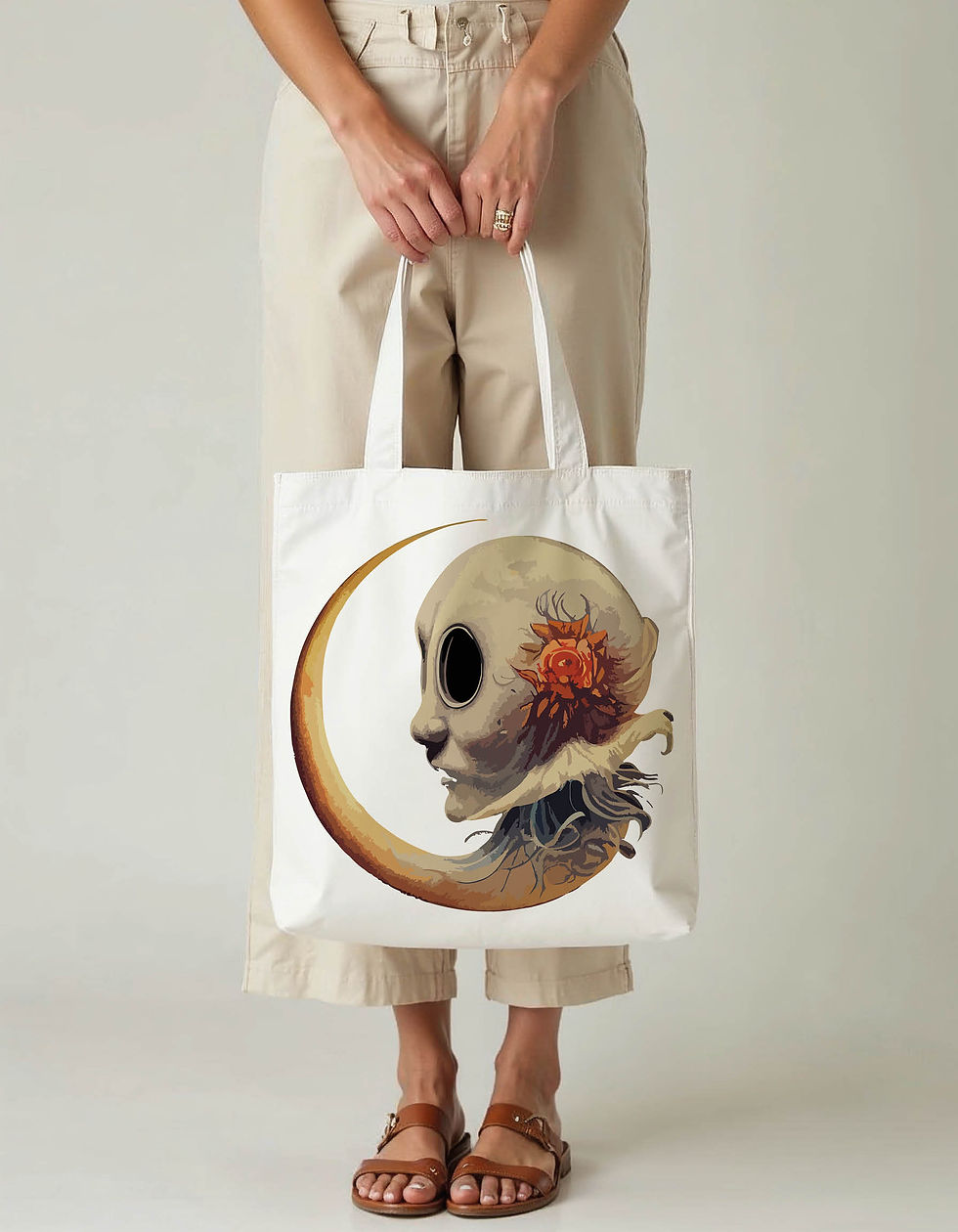 Nature Inspired Tote Printed Bag – Fashionable Daily Use Tote Shop Now