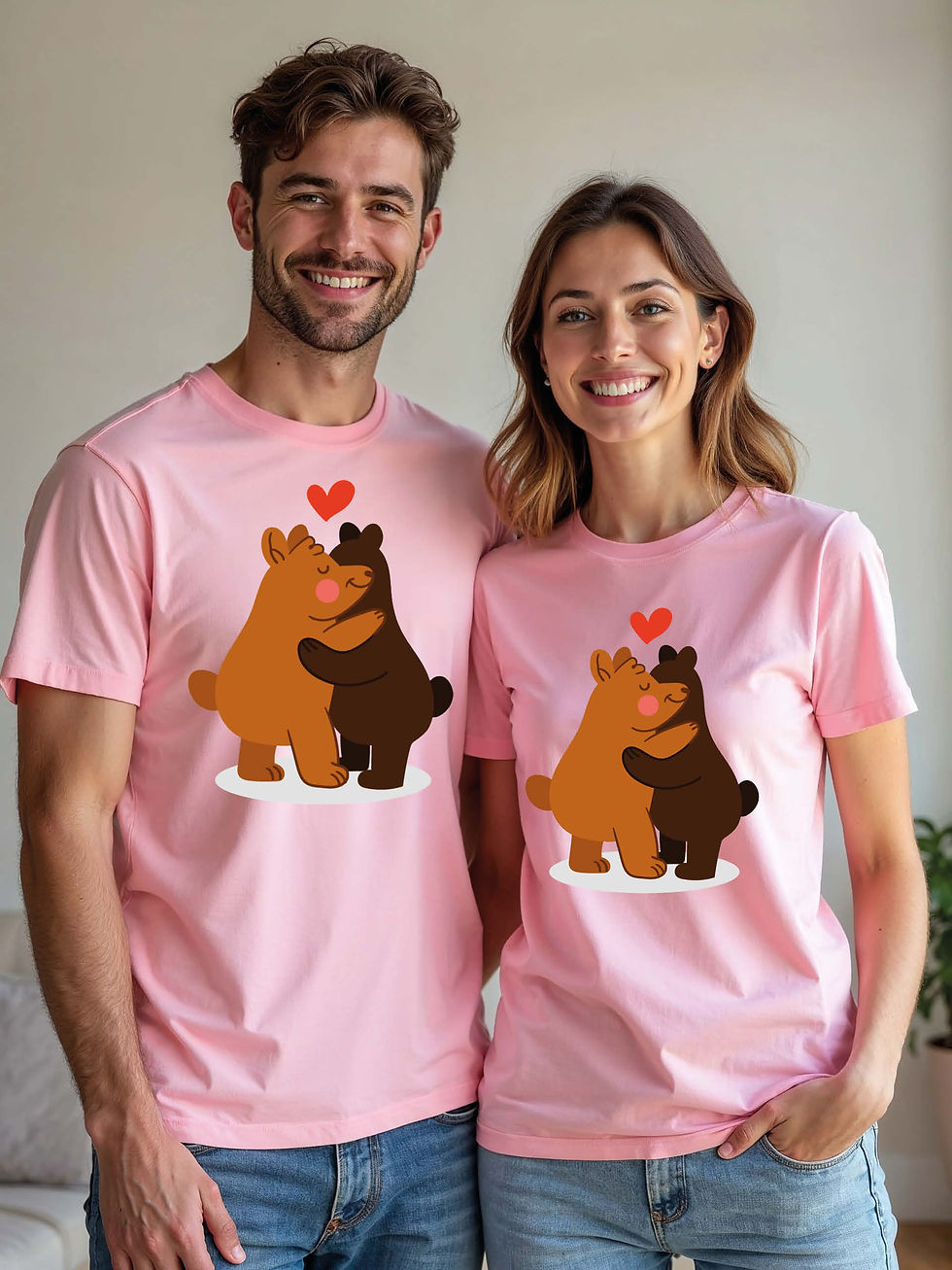 Thumbnail: Anniversary Animal Couple Matching Tee Lovers Edition – Best