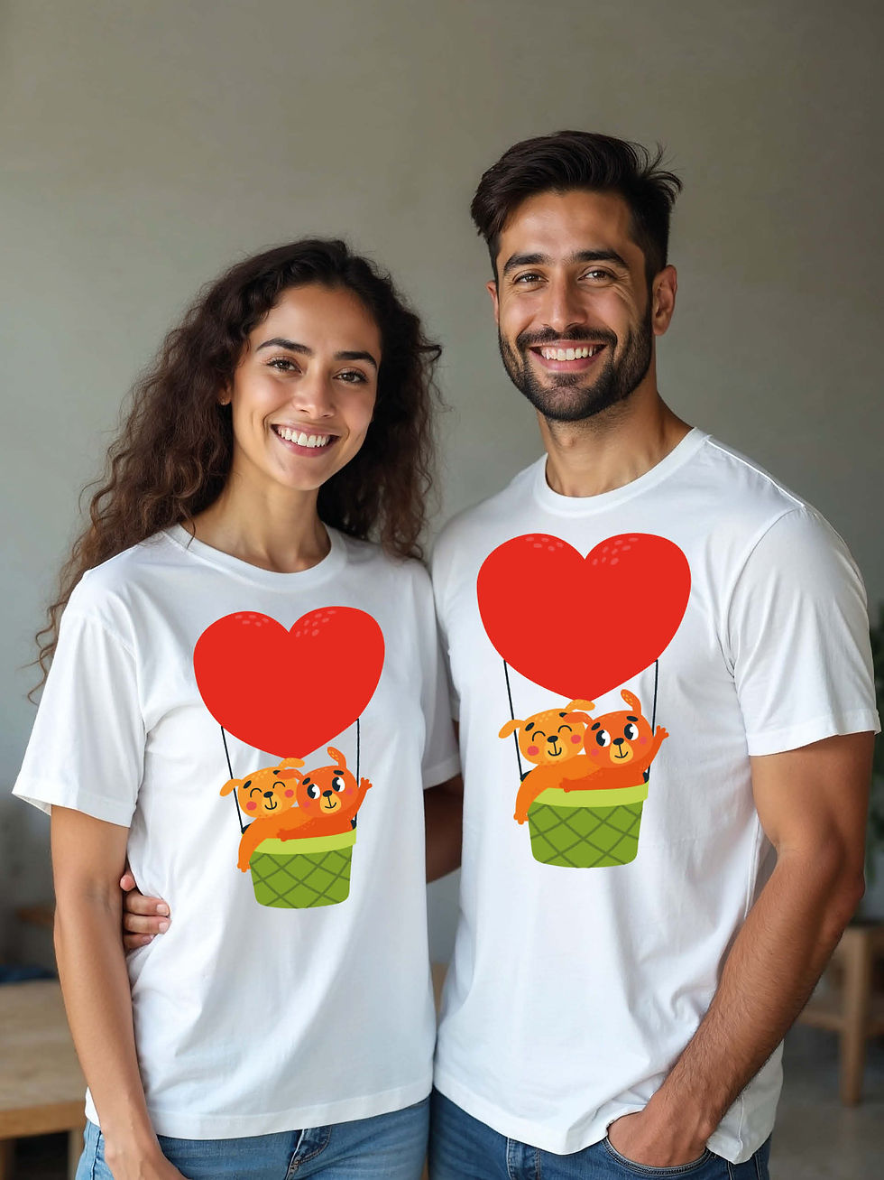 Thumbnail: Couple Goals Cartoon Couple Matching Tee Lovers Edition – Fast Delivery