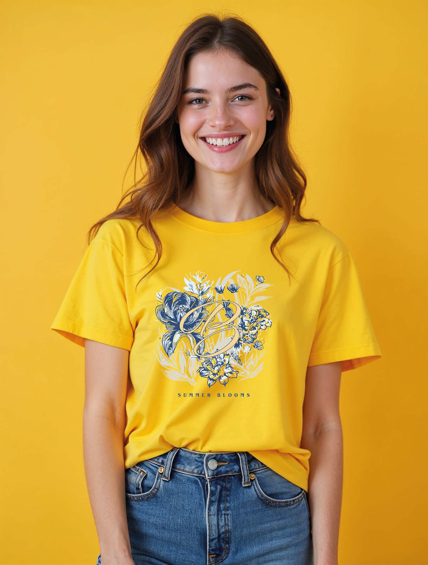 summer blooms Urban Women’s Printed Graphic Stylish T-Shirt – Sale