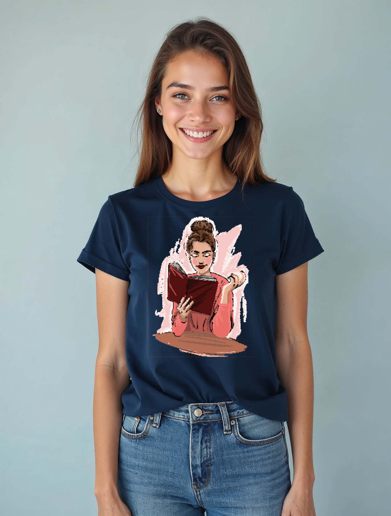 Book Lover Modern Women’s Graphic stylish T-Shirt – Buy Now