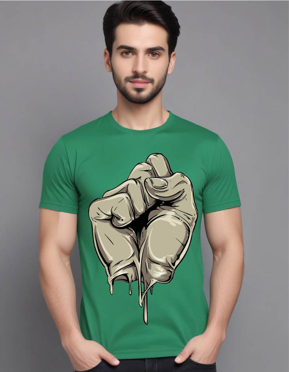 Thumbnail: fight gear mens printed graphic t shirt