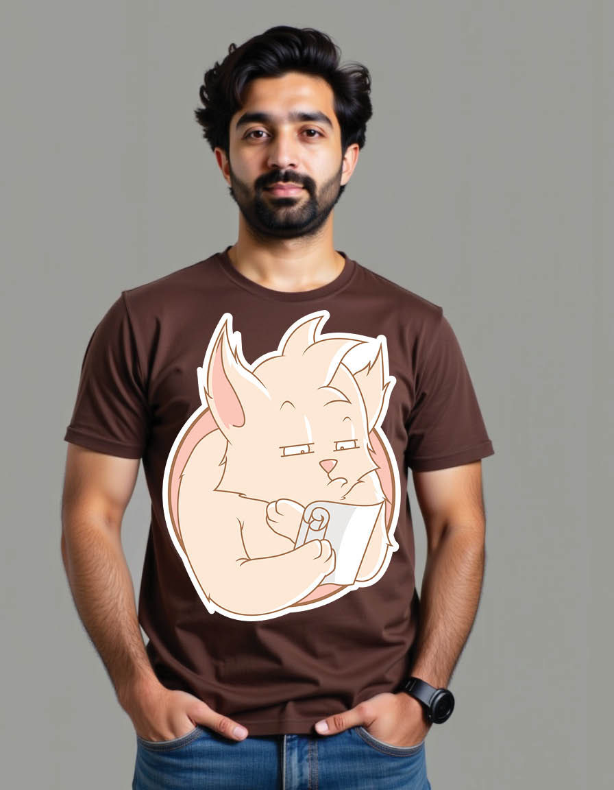 Thumbnail: modern slogan print with tiger mens printed graphic t shirts