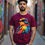Thumbnail: bird with pop art style mens printed graphic t shirt