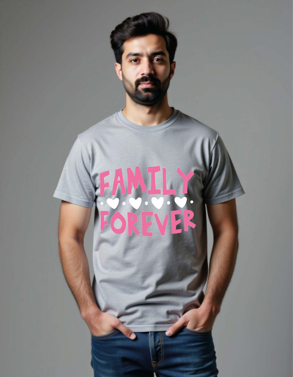 Thumbnail: Family For Ever Printed Tee for Boys,Girls,Men&Women