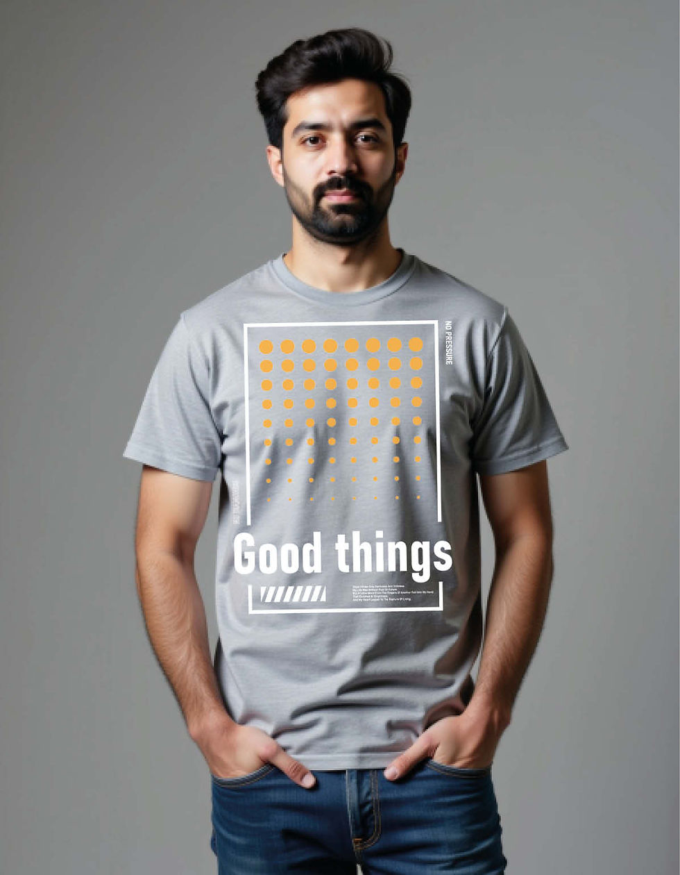 Thumbnail: good things Everyday Printed T-Shirt for Men, Women & Kids