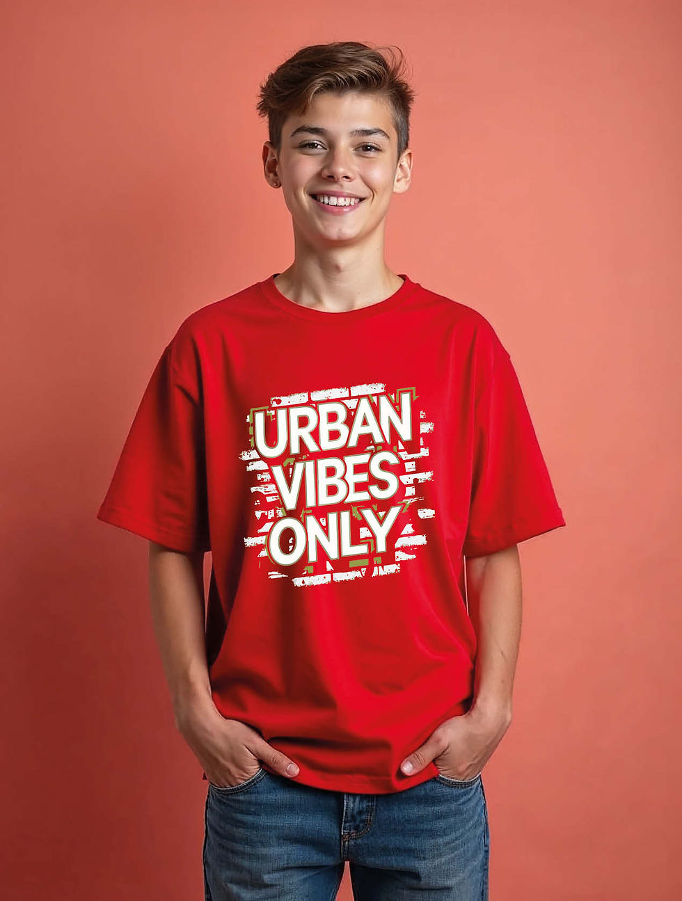 urban vibes only Classic Unisex Oversized Drop Shoulder T-Shirt for Men & Women