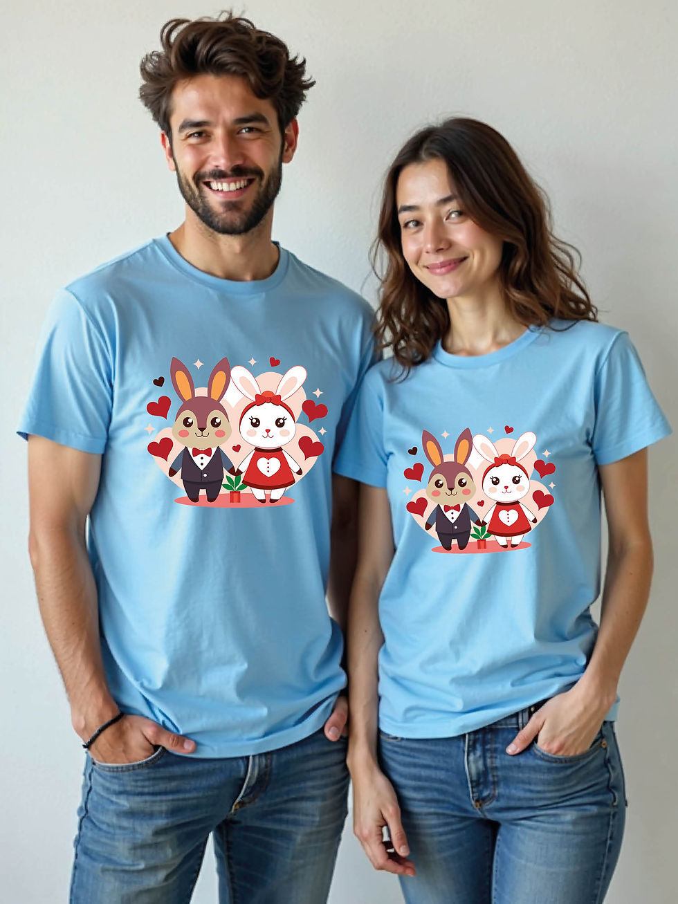 Thumbnail: Matching Outfit Cartoon Couple Matching Tee Lovers Edition – Sale