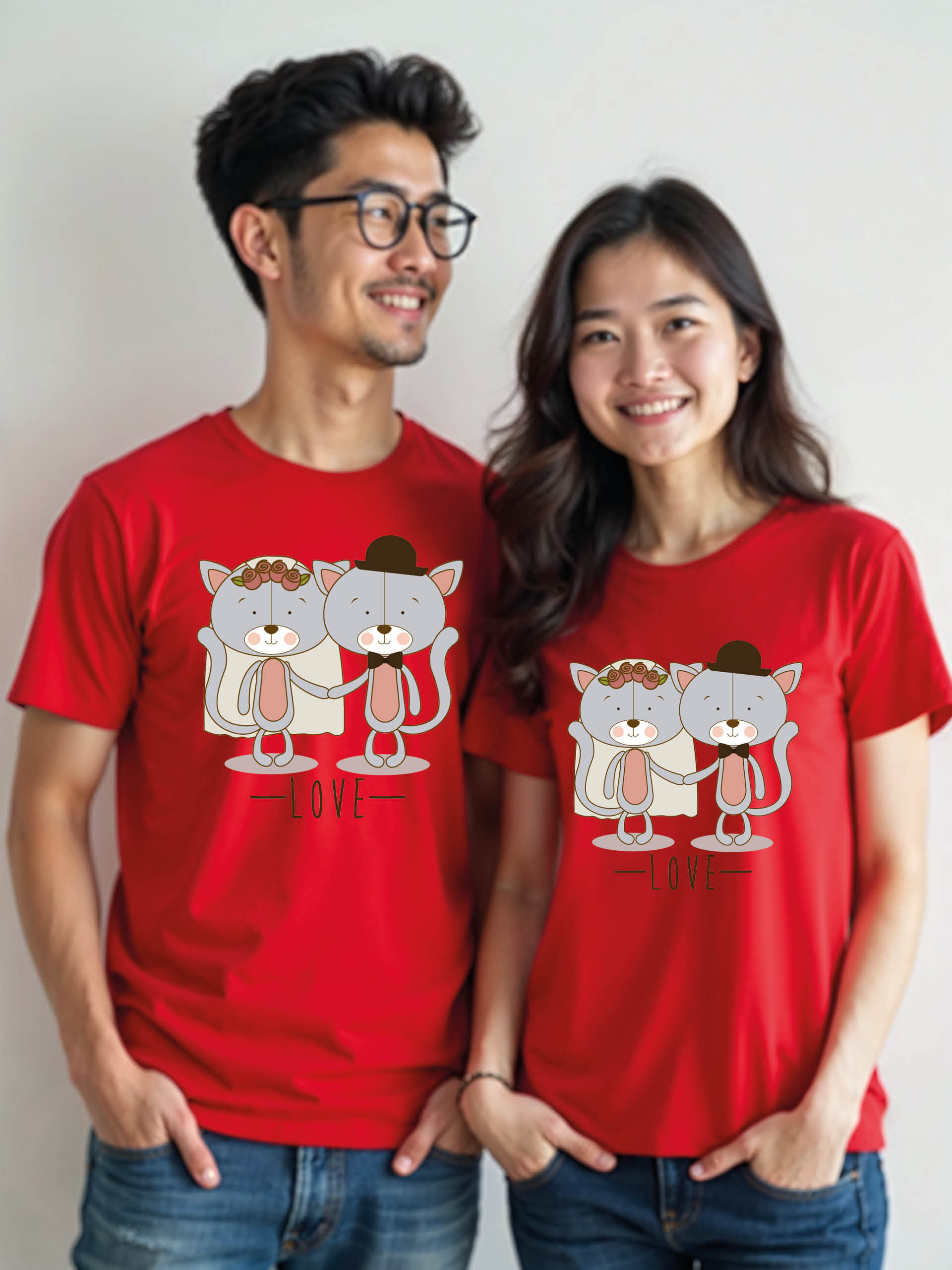 Forever Love Cartoon Couple T-Shirt Lovers Edition – Hot Deal
