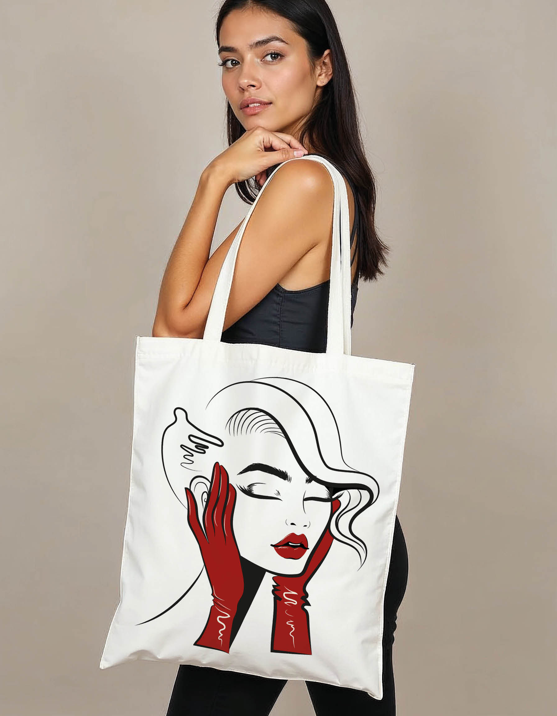 Nature Inspired Tote Printed Bag | Eco-Friendly Cotton Tote Best Price