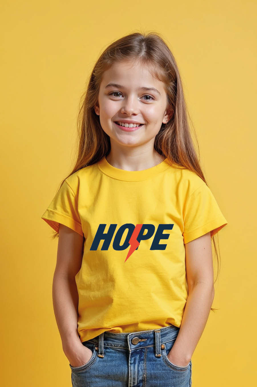 Thumbnail: hope Premium Casual Kids Printed T-Shirt – Illustration Print Design