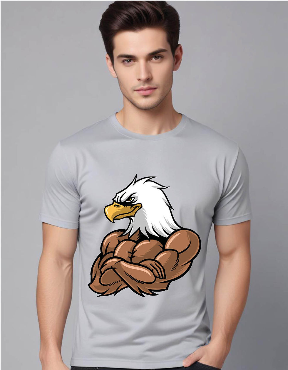 Thumbnail: eagleman mens printed graphic t shirt