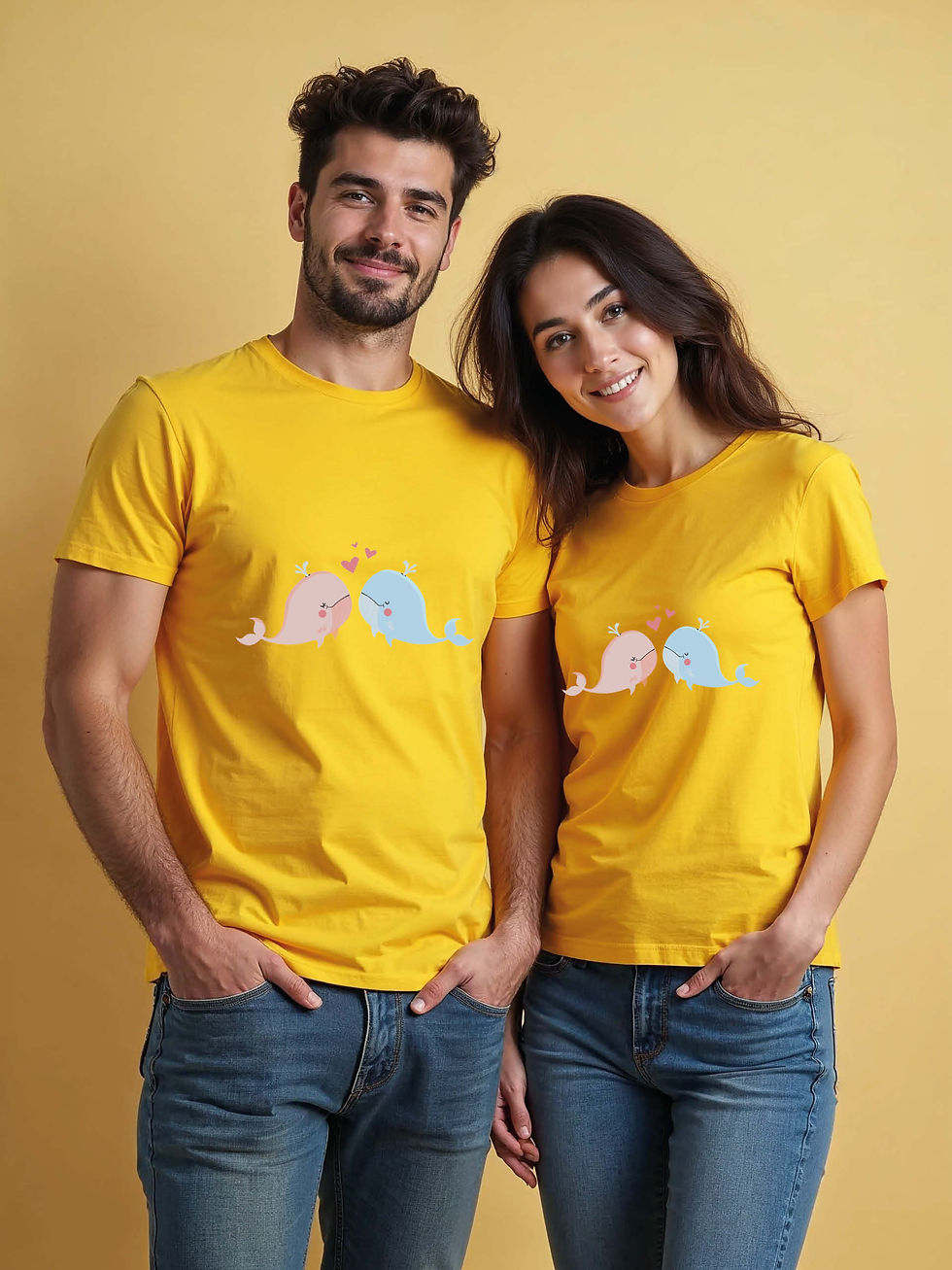 Thumbnail: Soulmates Cartoon Couple T-Shirt Lovers Edition – Premium Quality