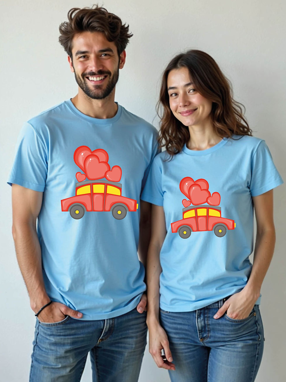 Thumbnail: Eternal Love Cartoon Couple Matching Tee Lovers Edition – Best Price
